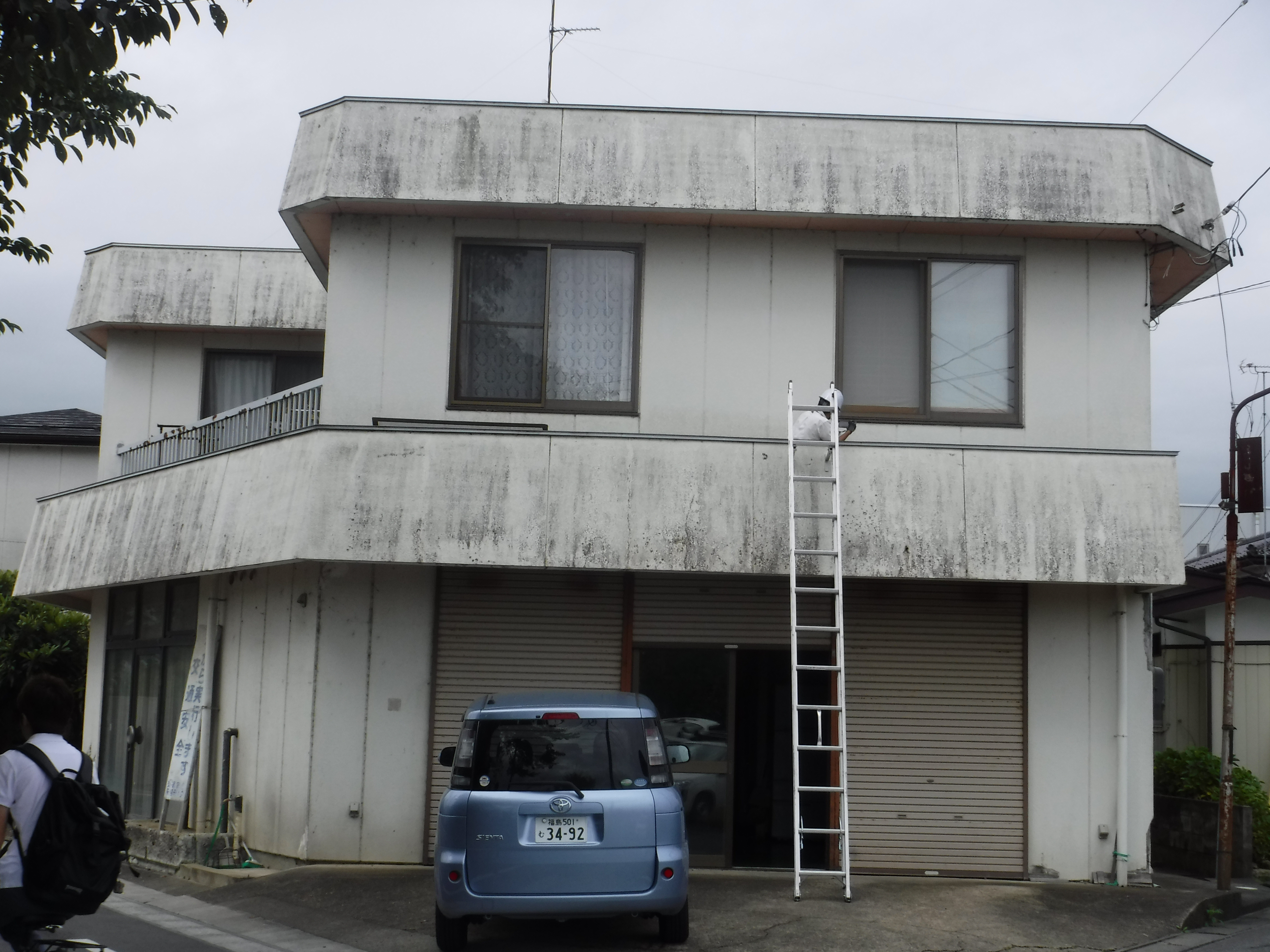 郡山市　屋上防水　外壁塗装　付帯部塗装