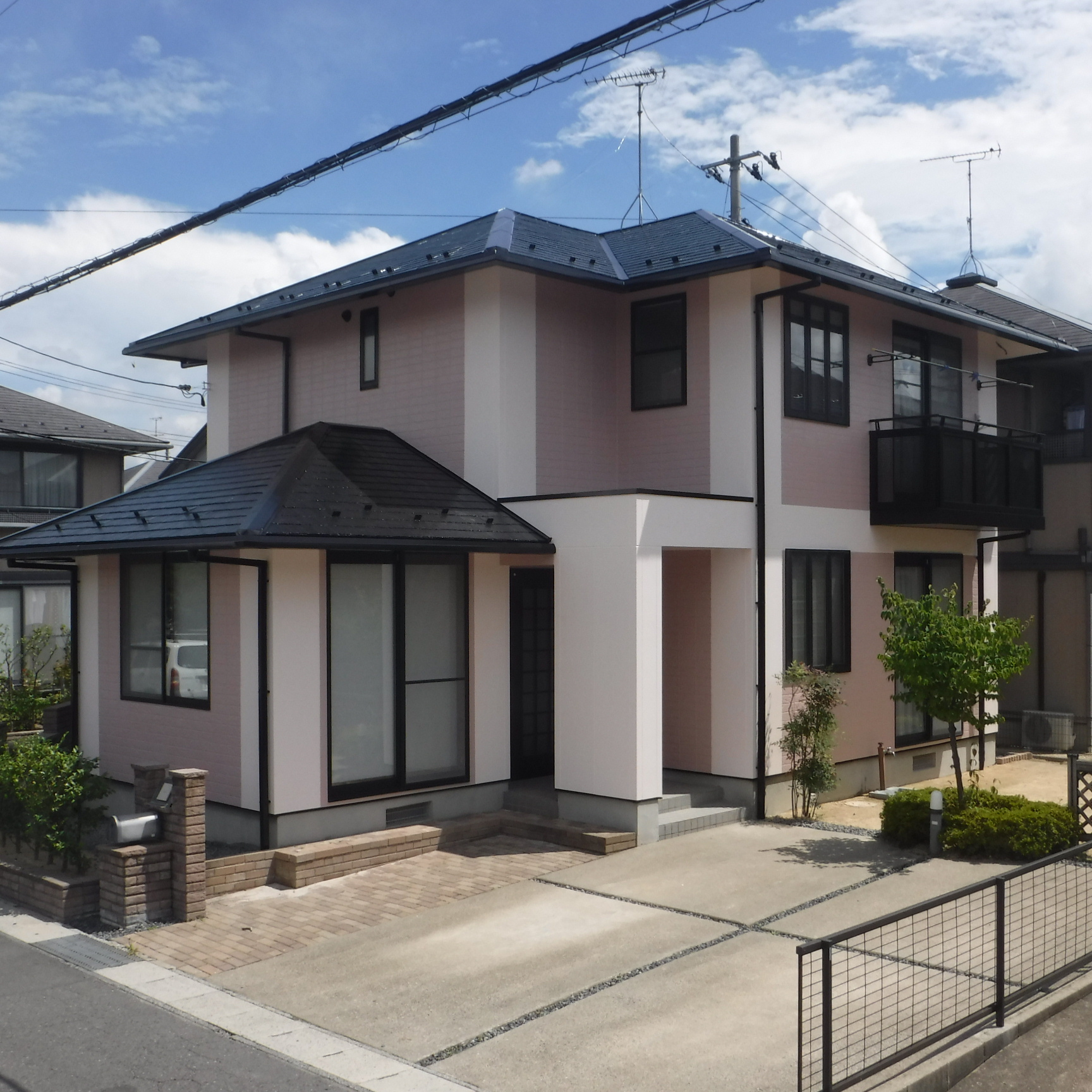 郡山市　屋根塗装　外壁塗装　付帯部塗装