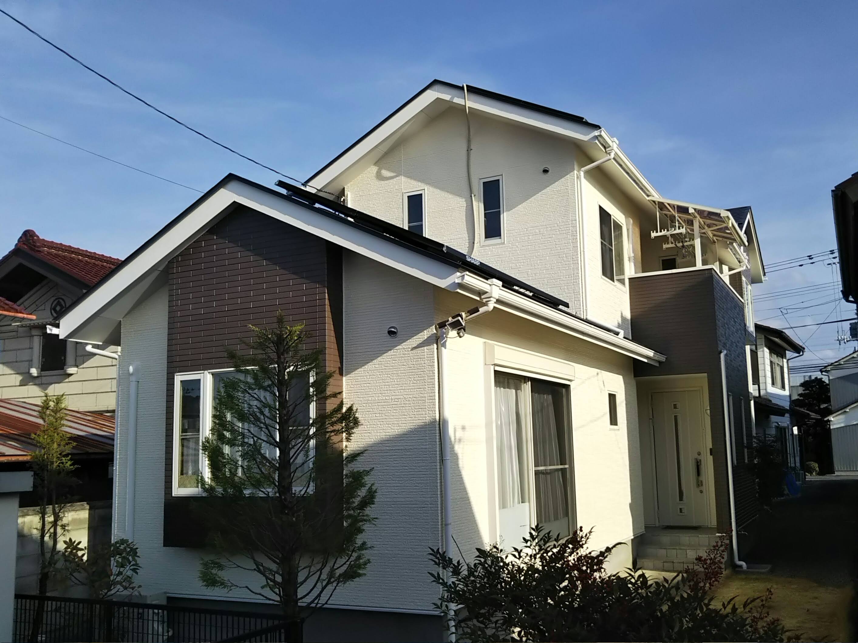 郡山市　屋根塗装　外壁塗装　付帯部塗装