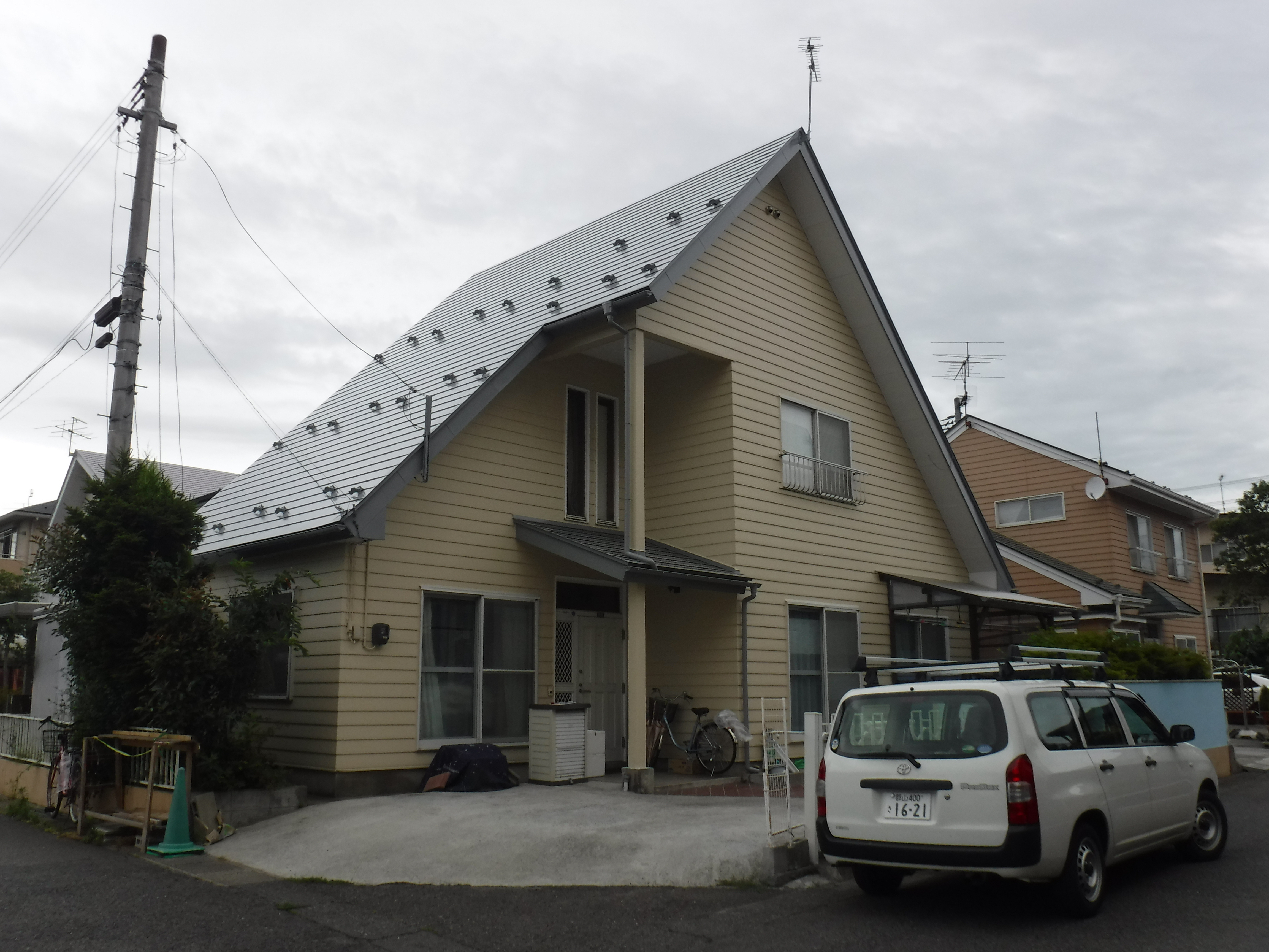 郡山市　屋根塗装　外壁塗装　付帯部塗装