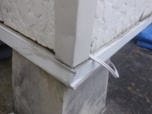 郡山市　外壁　水切り
