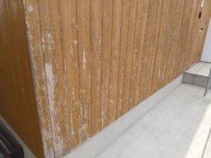 木部の塗膜剥離