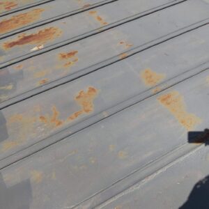 屋根の塗装前の写真です。