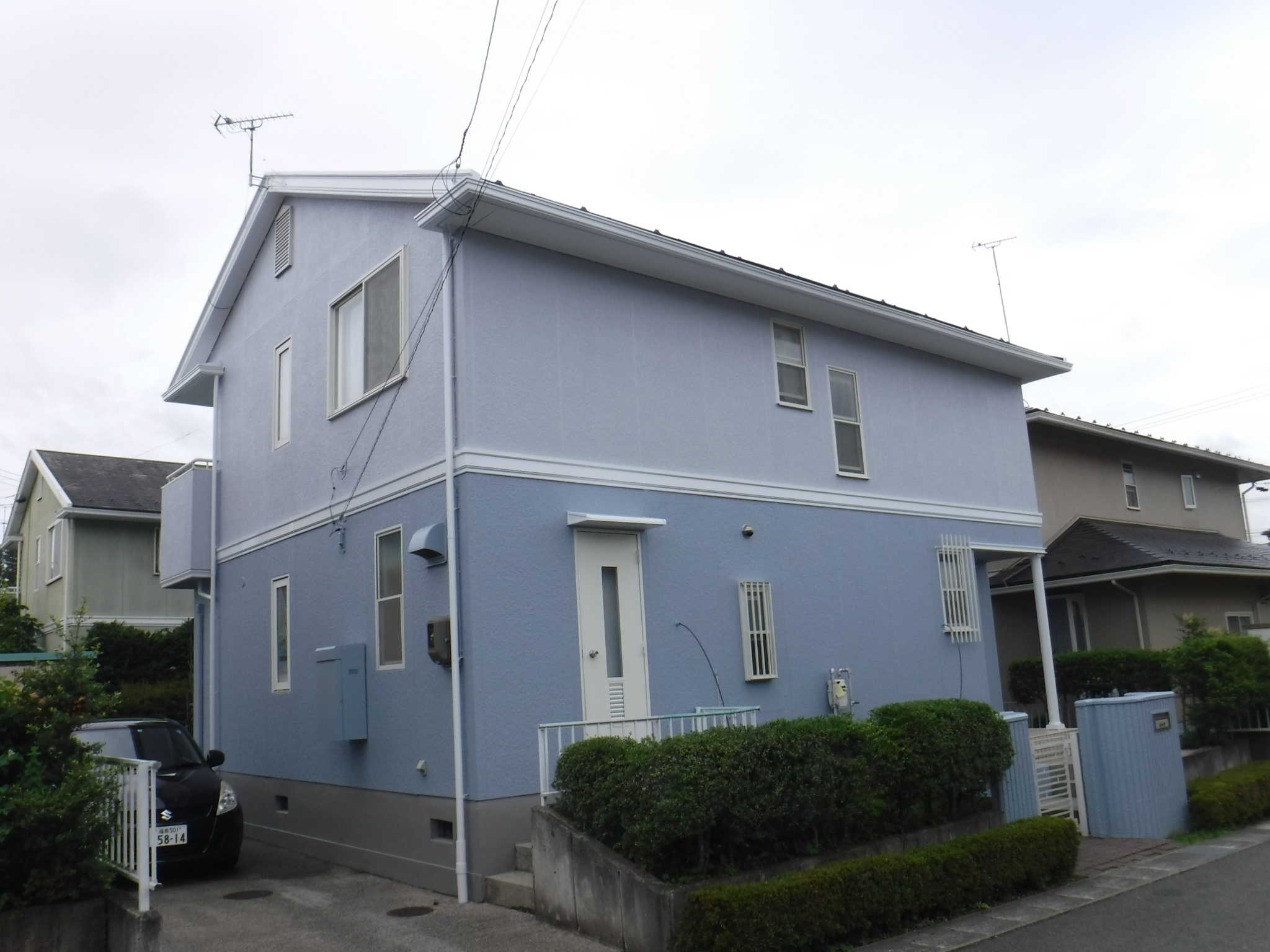 郡山市　屋根塗装　外壁塗装　付帯部塗装