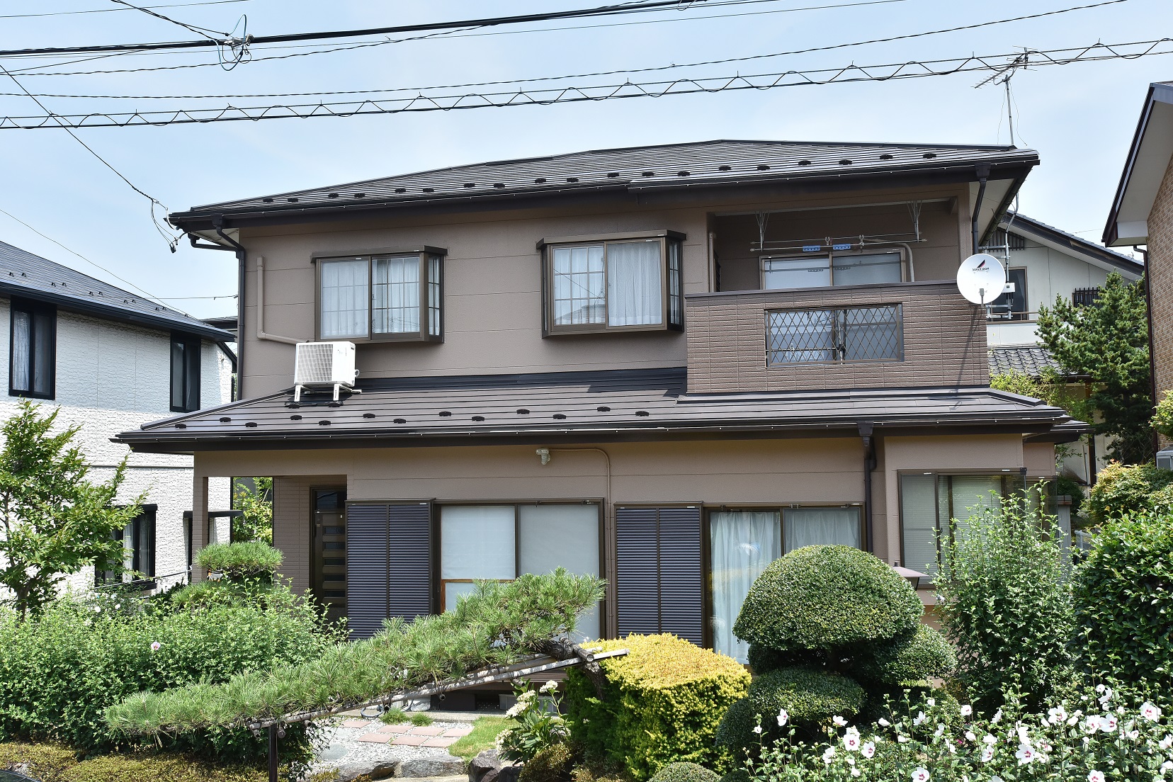 郡山市　屋根カバー　屋根塗装　外壁塗装　付帯部塗装