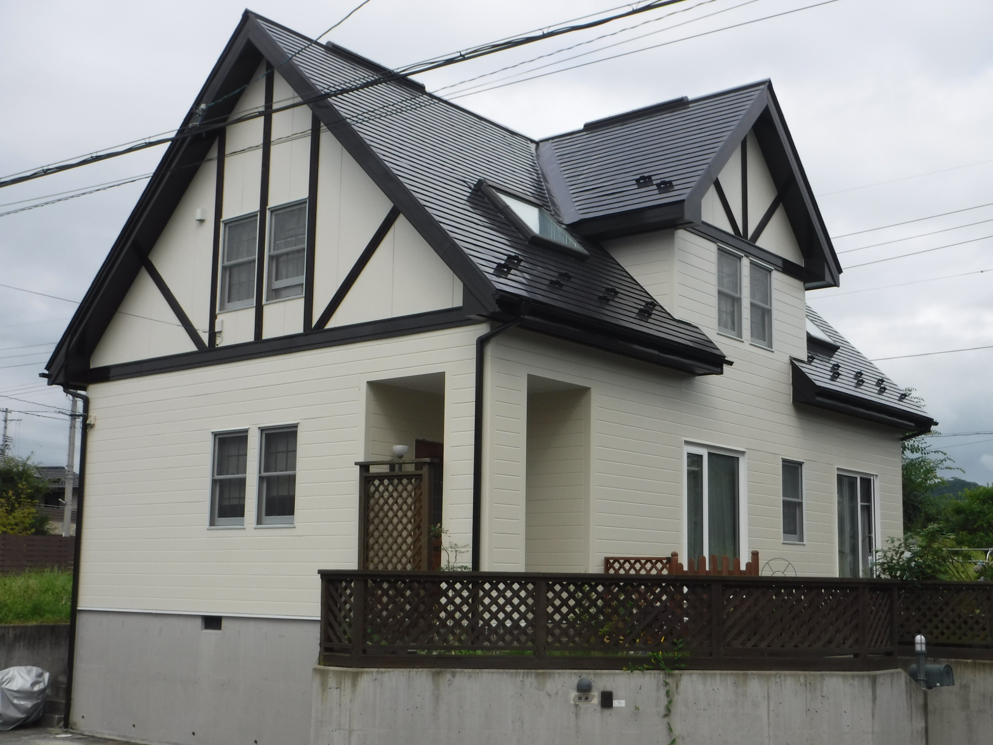 郡山市　屋根塗装　外壁塗装　付帯部塗装