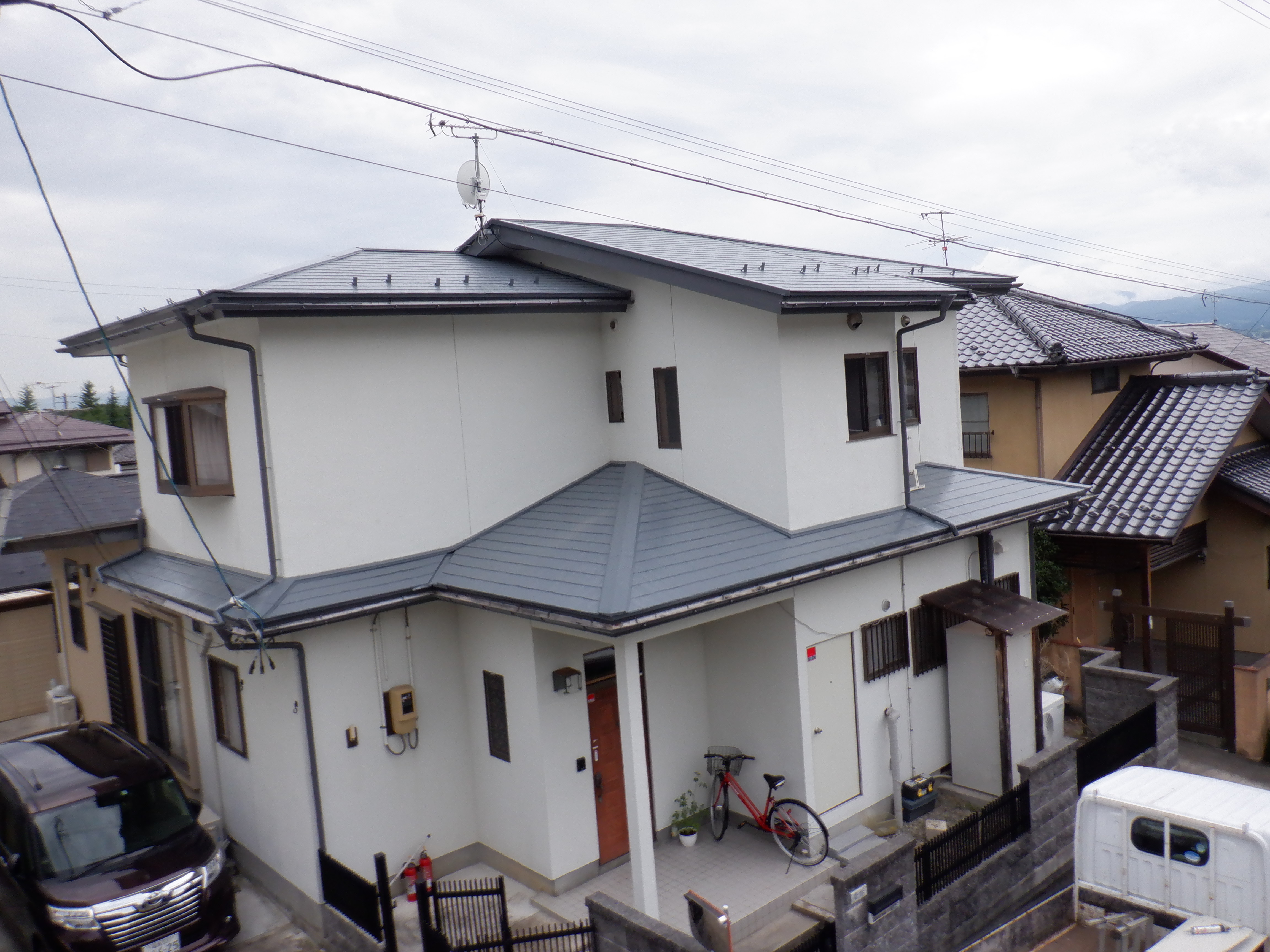 郡山市　屋根塗装　付帯部塗装