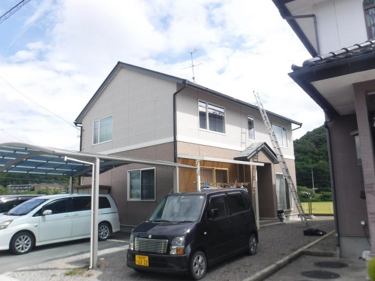 本宮市　屋根塗装　外壁塗装　付帯部塗装