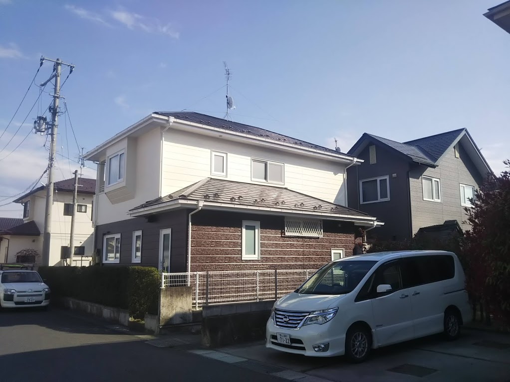 郡山市　屋根塗装　外壁塗装　付帯部塗装