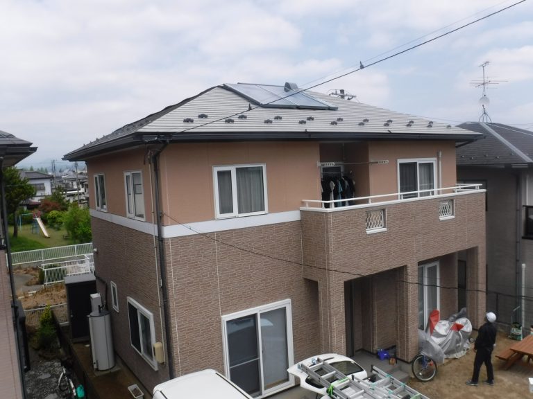 郡山市　屋根塗装　外壁塗装　付帯部塗装