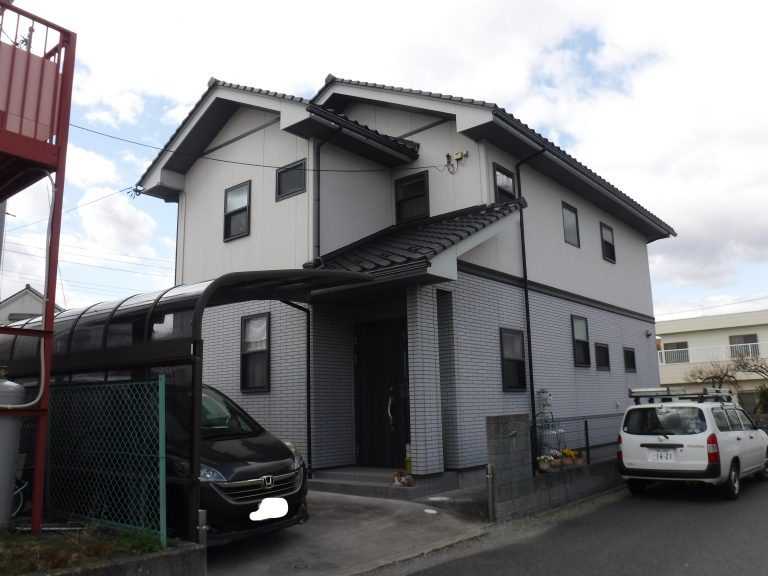 郡山市　外壁塗装　付帯部塗装