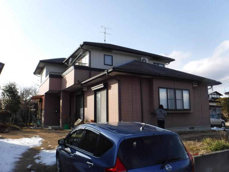 郡山市　屋根塗装　外壁塗装　付帯部塗装