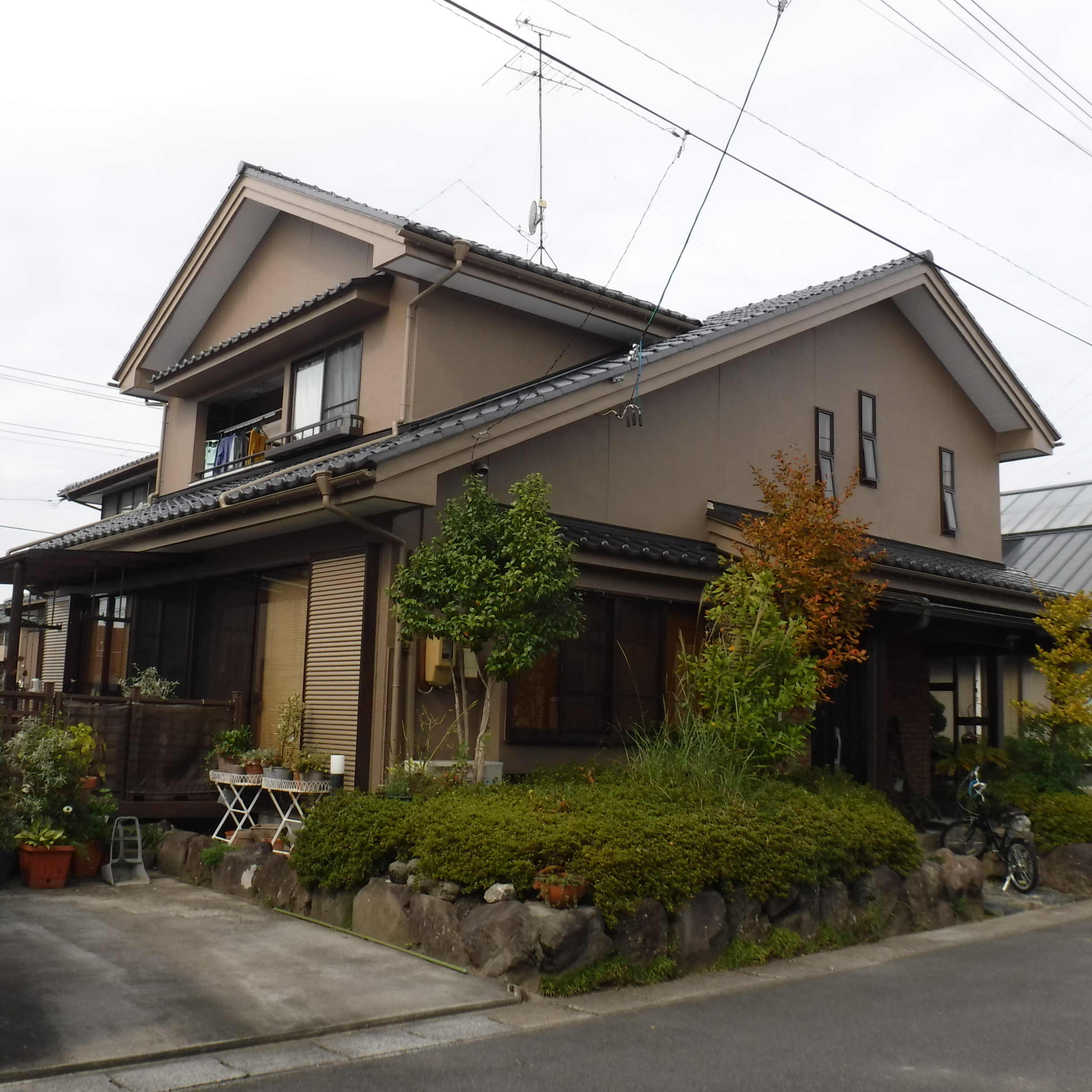 郡山市　外壁塗装　付帯部塗装